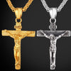 Easter Jesus Cross Necklace: Popular Clavicle Chain Pendant - ebasketonline-1