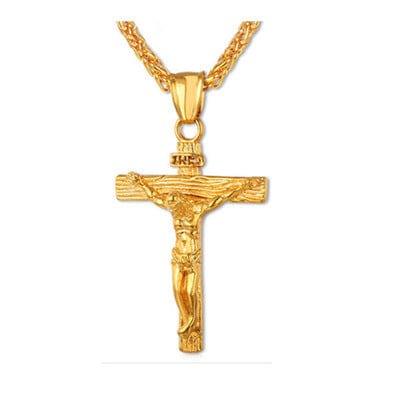 Easter Jesus Cross Necklace: Popular Clavicle Chain Pendant - ebasketonline-5