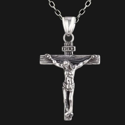 Easter Jesus Cross Necklace: Popular Clavicle Chain Pendant - ebasketonline-2