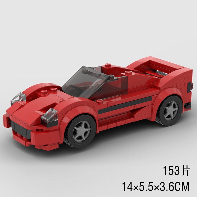 M10112 Educational Toys: Children's Car Model Sports Car with Small Particle Building Blocks