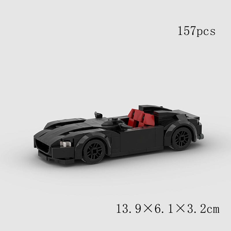 M10117 Educational Toys: Children's Car Model Sports Car with Small Particle Building Blocks