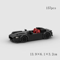 M10117 Educational Toys: Children's Car Model Sports Car with Small Particle Building Blocks