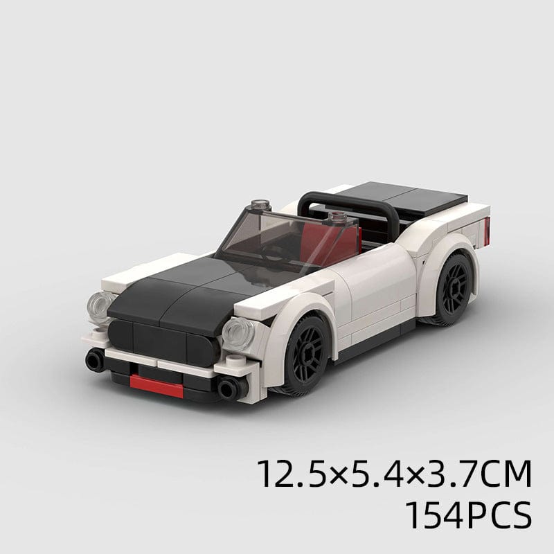 M10118 Educational Toys: Children's Car Model Sports Car with Small Particle Building Blocks