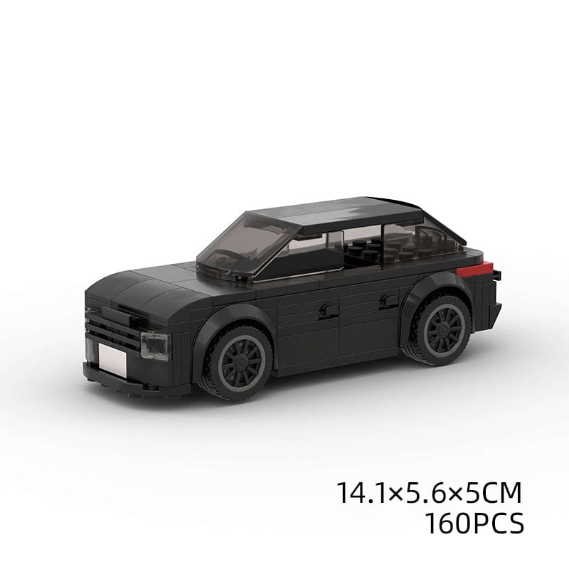 M10119 Educational Toys: Children's Car Model Sports Car with Small Particle Building Blocks