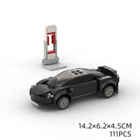 M1013 Educational Toys: Children's Car Model Sports Car with Small Particle Building Blocks