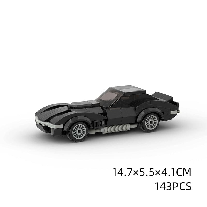 M1017 Educational Toys: Children's Car Model Sports Car with Small Particle Building Blocks