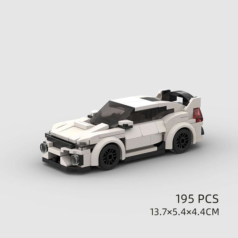 M1018 Educational Toys: Children's Car Model Sports Car with Small Particle Building Blocks