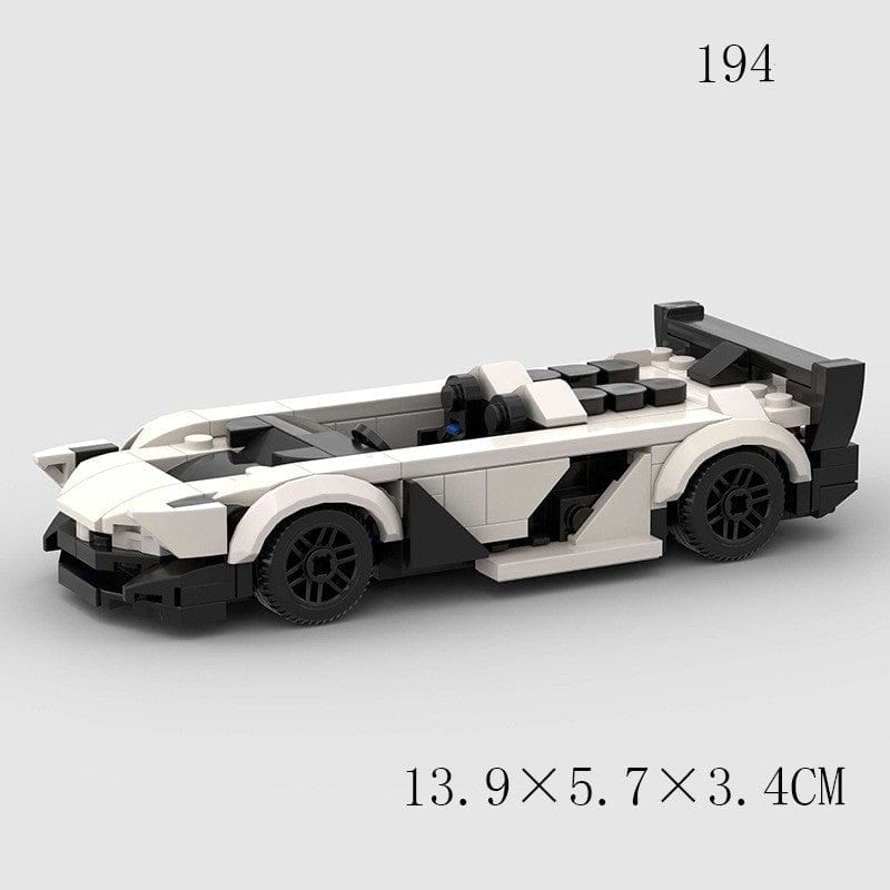 M1023 Educational Toys: Children's Car Model Sports Car with Small Particle Building Blocks