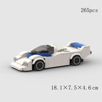 M1024 Educational Toys: Children's Car Model Sports Car with Small Particle Building Blocks