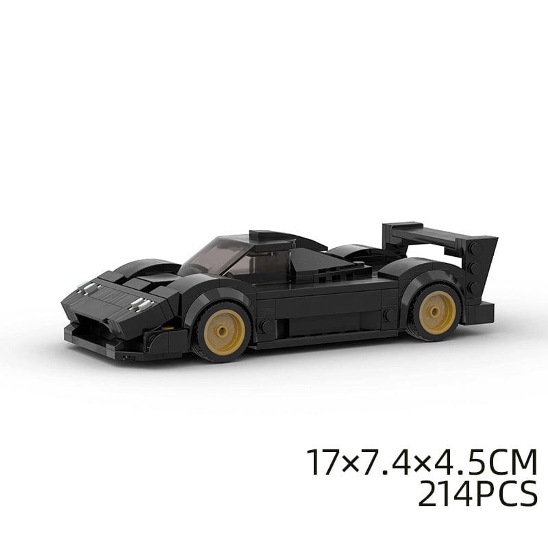 M1027 Educational Toys: Children's Car Model Sports Car with Small Particle Building Blocks