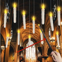 20 LED Halloween Long Candles with Magic Stick Remote Control