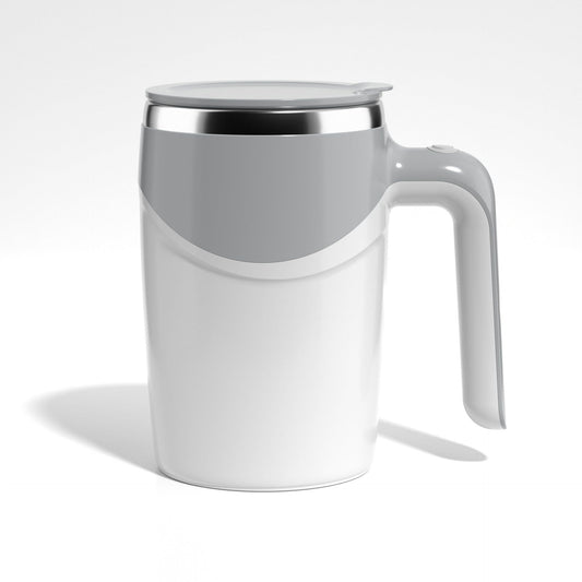 White USB charging Electric Self-Stirring Cup with Rechargeable Feature for Effortless Mixing - 2