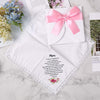 Mom Elegant 100% Cotton Hankie with Lace Edges: A Sentimental Gift for the Bride's Mom