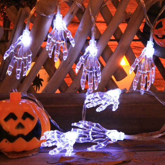 Decorative lamp Elevate Your Halloween Decor with the Hand Light String Party