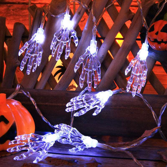 Decorative lamp Elevate Your Halloween Decor with the Hand Light String Party