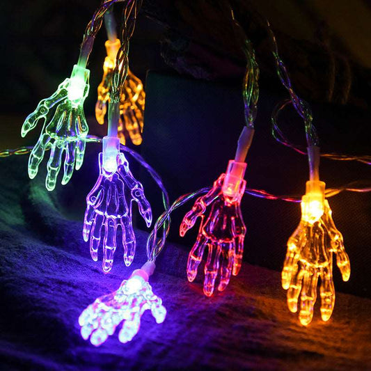 Decorative lamp Elevate Your Halloween Decor with the Hand Light String Party