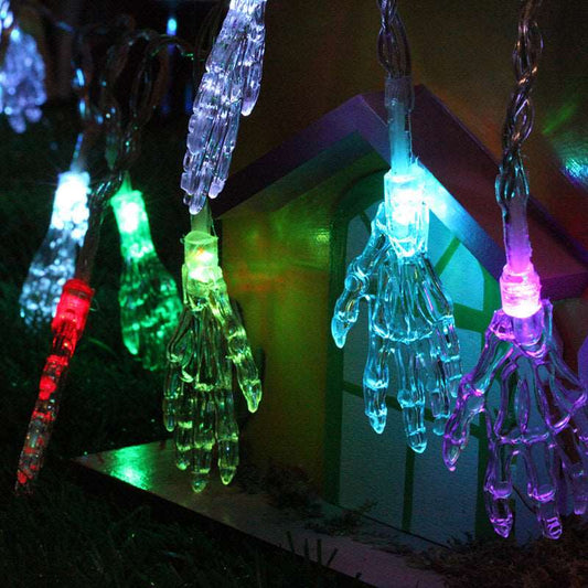 Decorative lamp Elevate Your Halloween Decor with the Hand Light String Party