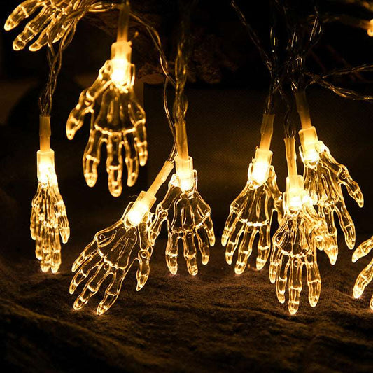 Decorative lamp Elevate Your Halloween Decor with the Hand Light String Party