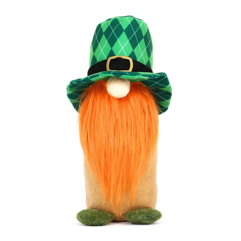 Diamond hat Emerald Elegance: St. Patrick's Day Green Hat Gnome Figurine