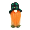 Plaid hat Emerald Elegance: St. Patrick's Day Green Hat Gnome Figurine