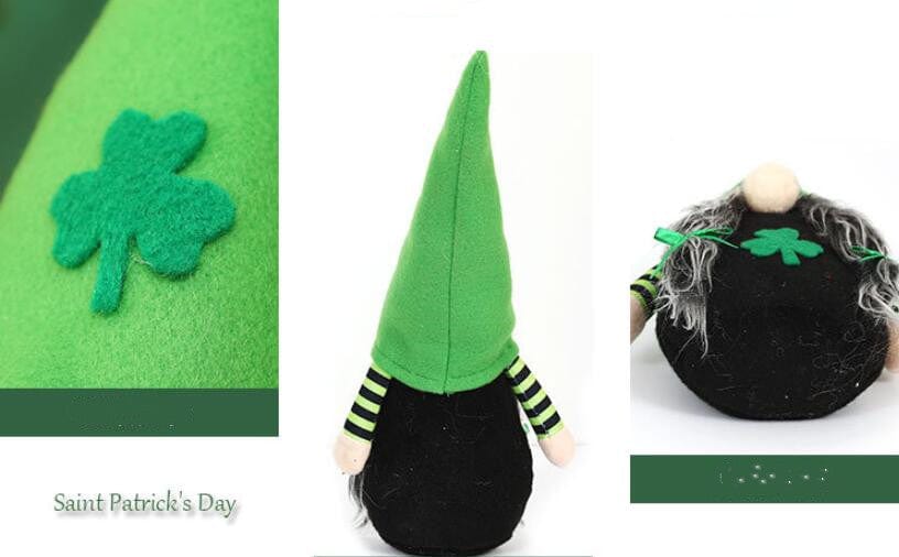 Enchanted Irish: St. Patrick's Day Green Hat Gnome Decor