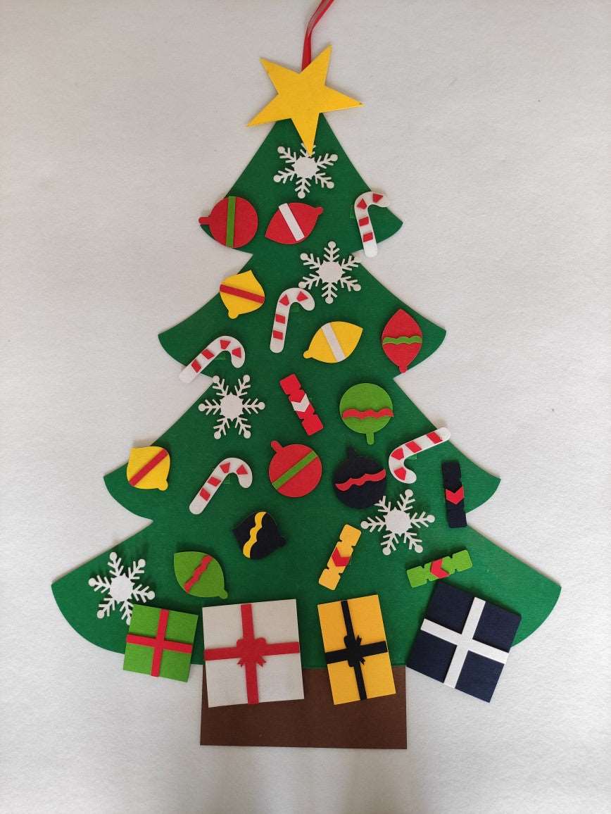 Engage Young Creativity with the DIY Felt Christmas Tree Kit Christmas CJ B  