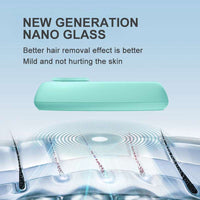 Enhanced Crystal Hair Removal Solution - Gentle and Painless Exfoliation Tool for Smooth Skin, Suitable for Both Women and Men, Ideal for Legs, Back, and Arms