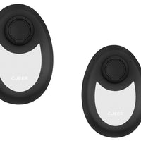 Black 2pc Enhanced Crystal Hair Removal Solution - Gentle and Painless Exfoliation Tool for Smooth Skin, Suitable for Both Women and Men, Ideal for Legs, Back, and Arms