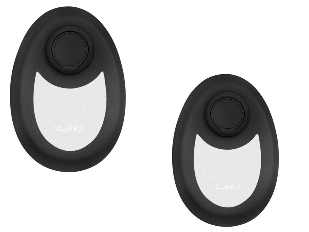 Black 2pc Enhanced Crystal Hair Removal Solution - Gentle and Painless Exfoliation Tool for Smooth Skin, Suitable for Both Women and Men, Ideal for Legs, Back, and Arms