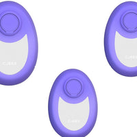 Purple 3pc Enhanced Crystal Hair Removal Solution - Gentle and Painless Exfoliation Tool for Smooth Skin, Suitable for Both Women and Men, Ideal for Legs, Back, and Arms