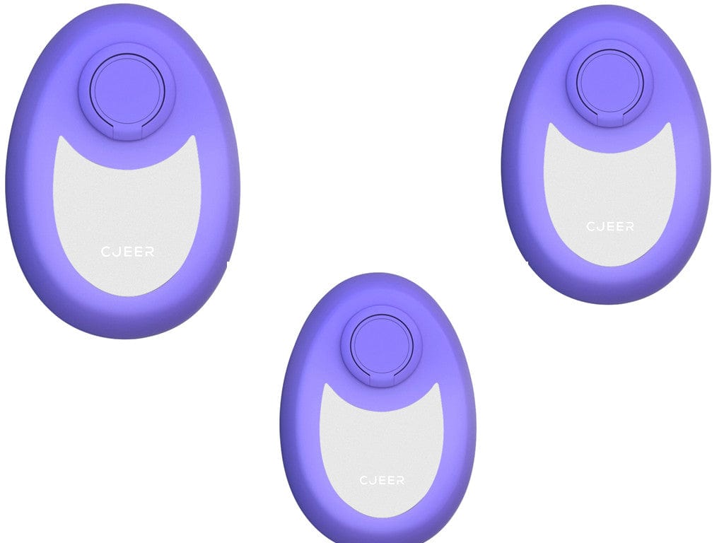 Purple 3pc Enhanced Crystal Hair Removal Solution - Gentle and Painless Exfoliation Tool for Smooth Skin, Suitable for Both Women and Men, Ideal for Legs, Back, and Arms