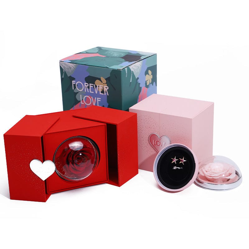 Eternal Rose Box: Creative Soap Flower Jewelry Storage Case - Valentine's Surprise Gift