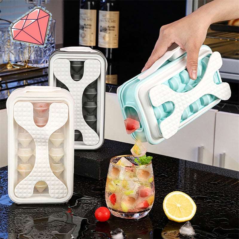 Experience the Coolness: Portable Silicone Ice Ball Mold - Create Ice Cubes in Style with our Innovative Ice Maker Bottle!