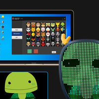 LED Luminous Halloween Mask - Hand-Controlled Glow, Perfect for Cosplay, Festivals & DIY