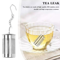 2-Pack Stainless Steel Tea Infuser Strainer Set – Fine Mesh Ball with Chain Hook