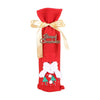 A1 Festive Wine Bottle Covers Santa Claus and Snowman Duo for Christmas Cheer