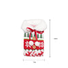 M Festive Wine Bottle Covers Santa Claus and Snowman Duo for Christmas Cheer