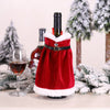 Z Festive Wine Bottle Covers Santa Claus and Snowman Duo for Christmas Cheer