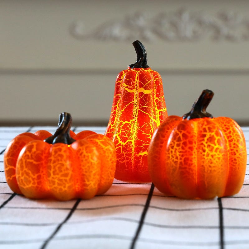 Get Spooky with our New Halloween Pumpkin Lantern Simulation Pumpkin LED Candle Lamp - Resin Luminous Pumpkin