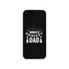 Gift for Dad: World's Okayest Dad Black Phone Case