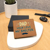 Gift for Dad: Your Love My Shelter Leather Wallet