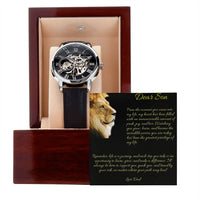 Gift to Son: The Men's Openwork Watch