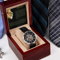 Gift to Son: The Men's Openwork Watch
