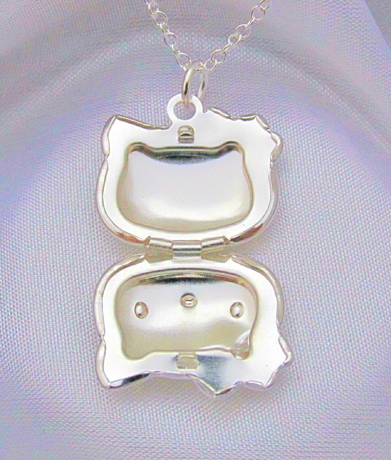 Gifts for Daughter: Sterling Silver Hello Kitty Cat Locket Pendant  ebay   