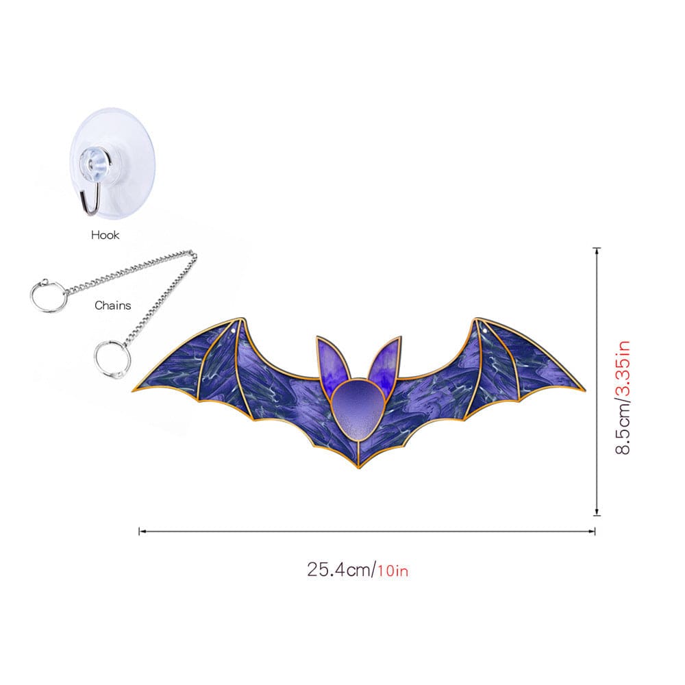 103S Halloween Pumpkin Bat Ghost Acrylic Hang Decorations