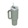 Bay leaves / 1200ML Halloween Thermal Mug 40oz Straw Coffee Insulation Cup With Handle