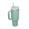 Eucalyptus / 1200ML Halloween Thermal Mug 40oz Straw Coffee Insulation Cup With Handle