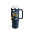 Halloween dark Blue B / 1200ML Halloween Thermal Mug 40oz Straw Coffee Insulation Cup With Handle