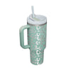 Laser / 1200ML Halloween Thermal Mug 40oz Straw Coffee Insulation Cup With Handle