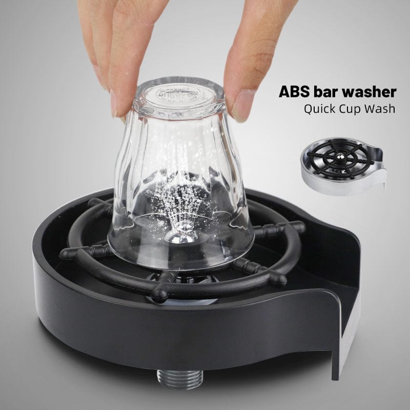 High-Pressure Spray Automatic Faucet Cup Washer - Perfect for Bar Counters, Coffee Pitchers, and Kitchen Sink - Convenient Tool for Washing Cups